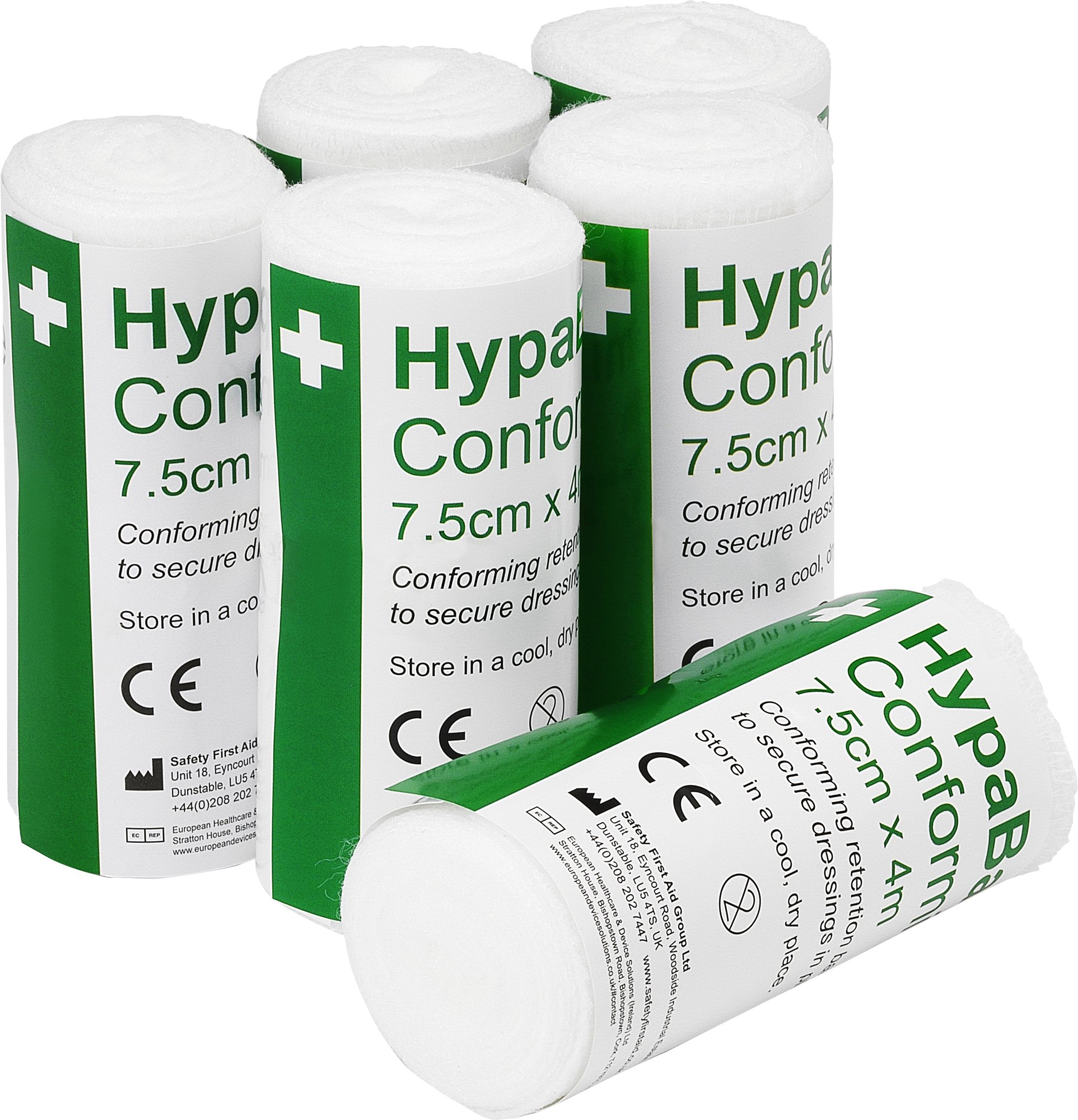 HYPABAND CONFORMING BANDAGE, 7.5CM X 4M