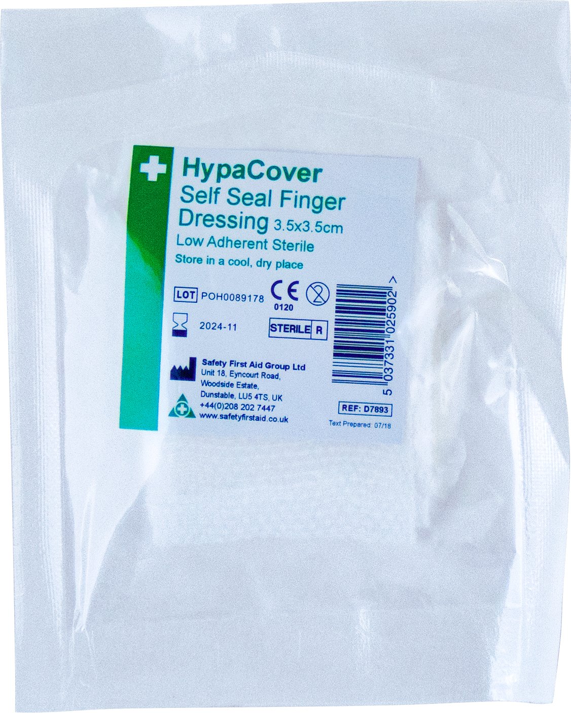 HYPACOVER SELF SEAL FINGER DRESSING 35 X