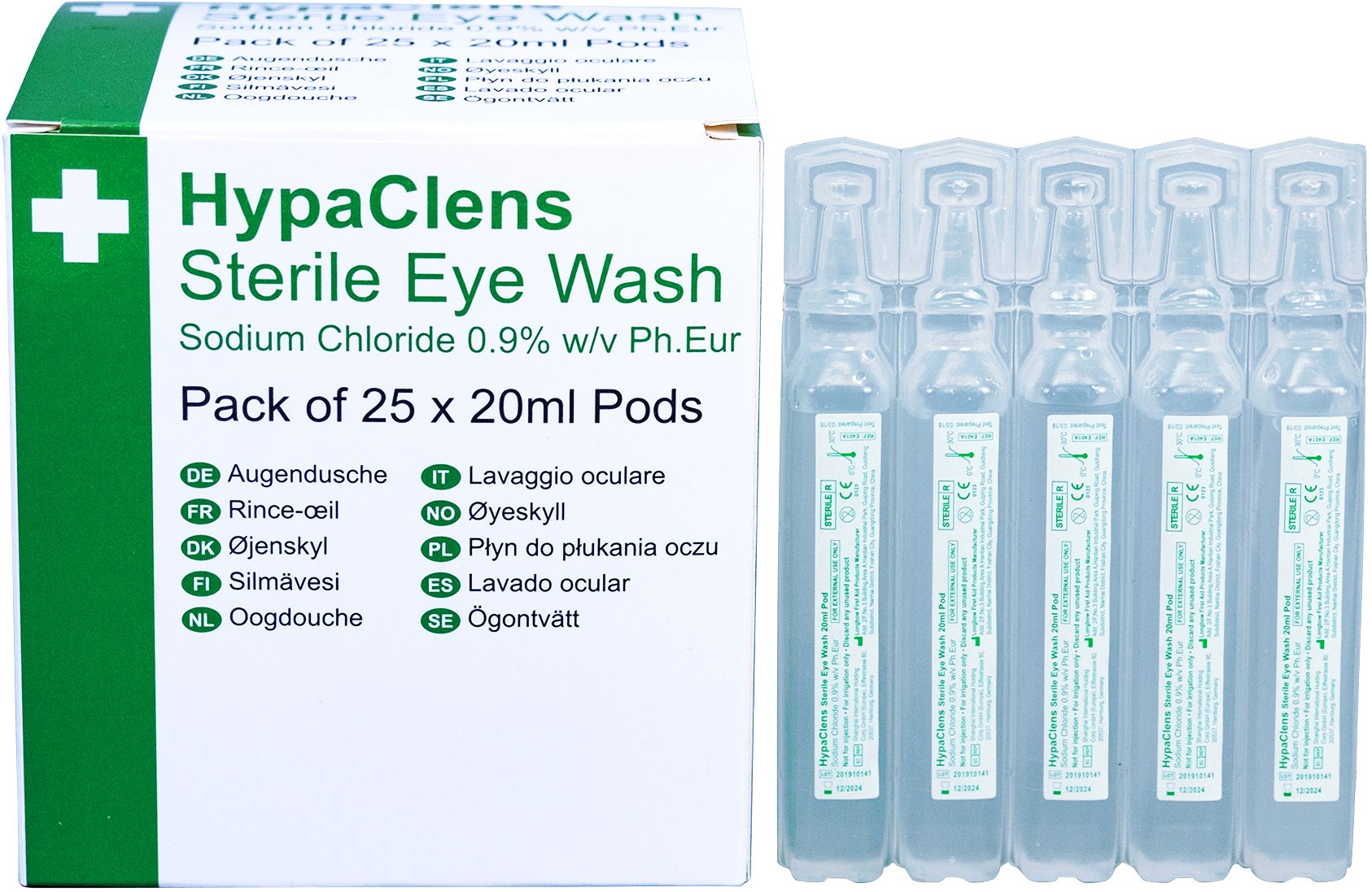HYPACLENS STERILE EYE WASH PODS (PACK OF