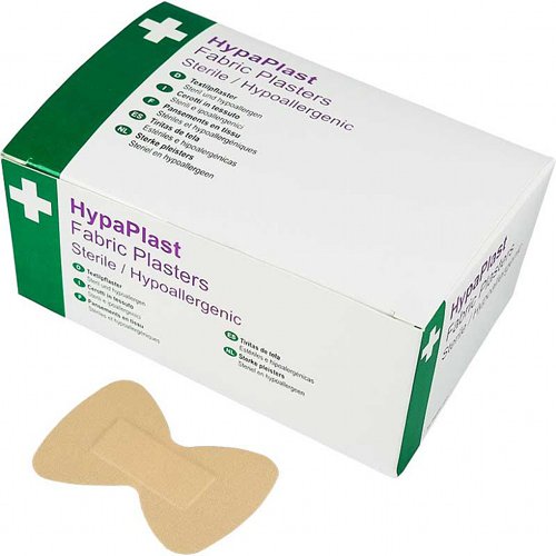 HypaPlast+Fabric+Plasters+Fingertip%2C+Sterile+PK100