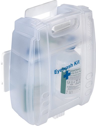 Evolution+Plus+Eyewash+Kit+With+2+x+500ml+HypaClens+Eyewash+Bottles