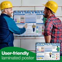 HEALTH & SAFETY AT WORK POSTER A2