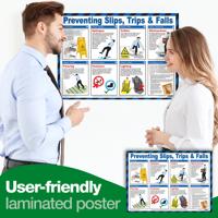 PREVENTING SLIPS TRIPS & FALLS POSTER