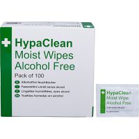 HYPACLEAN MOIST WIPES ALCOHOL FREE (PACK