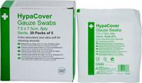 HYPACOVER GAUZE SWABS 7.5CM X 7.5CM (20