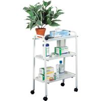 THREE TIER MEDICAL TROLLEY