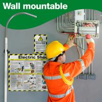 ELECTRIC SHCK RESC HOOK POSTER & SIGN