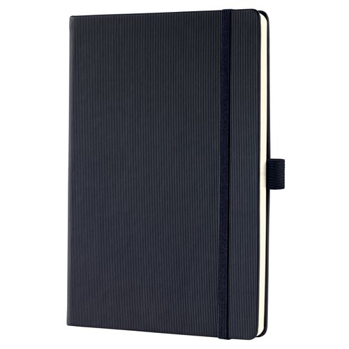 Sigel CONCEPTUM A5 Casebound Hard Cover Notebook Ruled 194 Pages Black CO122