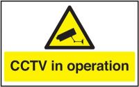 CCTV In Operation Sign A5 Rigid PVC