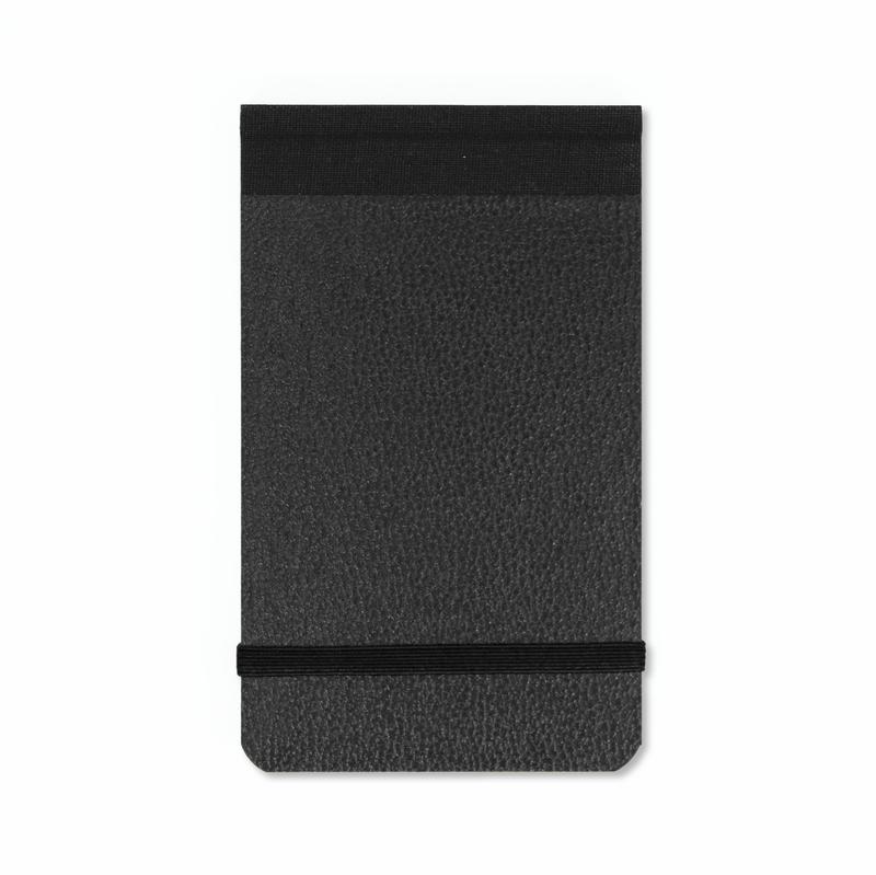Silvine 78x127mm Casebound Hard Cover Elasticated Pocket Notebook Ruled 160 Pages Black (Pack 12)