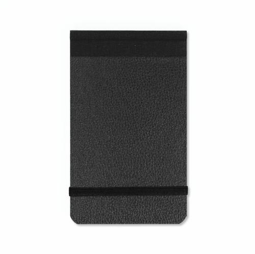 Ruled Silvine 78x127mm Casebound Hard Cover Elasticated Pocket Notebook Ruled 160 Pages Black (Pack 12)