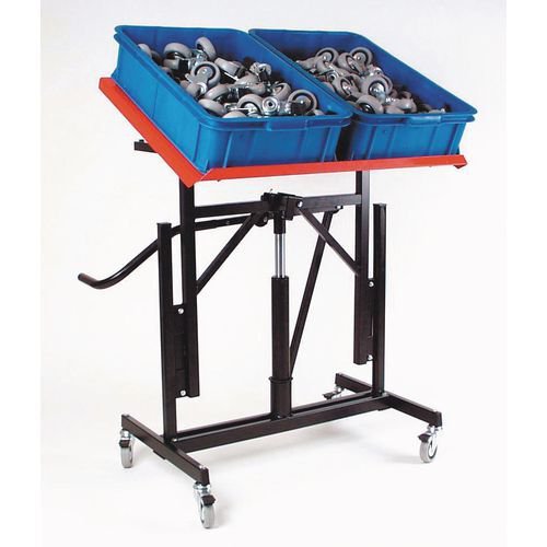 Tilt tables - adjustable workstands, platform 800 x 600mm Tilt tables - adjustable workstands, platform 800 x 600mm