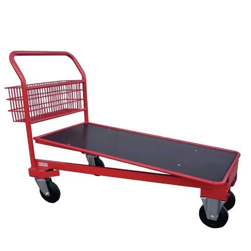 Nesting cash and carry trolley with basket, capacity 500kg & with basket Nesting cash and carry trolley with basket, capacity 500kg & with basket