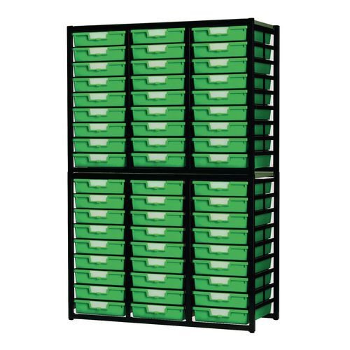 Premium static tray storage racks - A4 size trays Premium static tray storage racks - A4 size trays