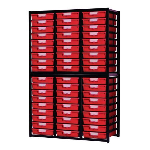 Premium static tray storage racks - A4 size trays Premium static tray storage racks - A4 size trays