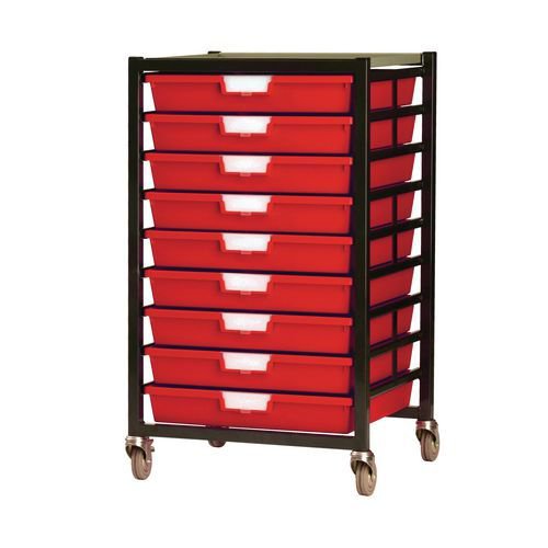 Premium mobile tray storage racks - A3 size trays Premium mobile tray storage racks - A3 size trays