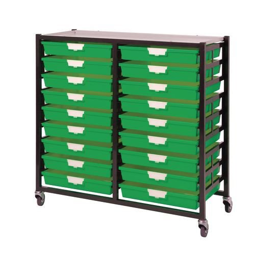 Premium mobile tray storage racks - A3 size trays Premium mobile tray storage racks - A3 size trays