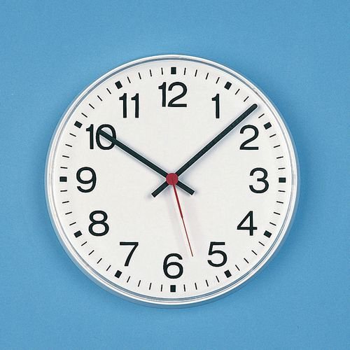 Wall clock - commercial quartz with second hand Wall clock - commercial quartz with second hand