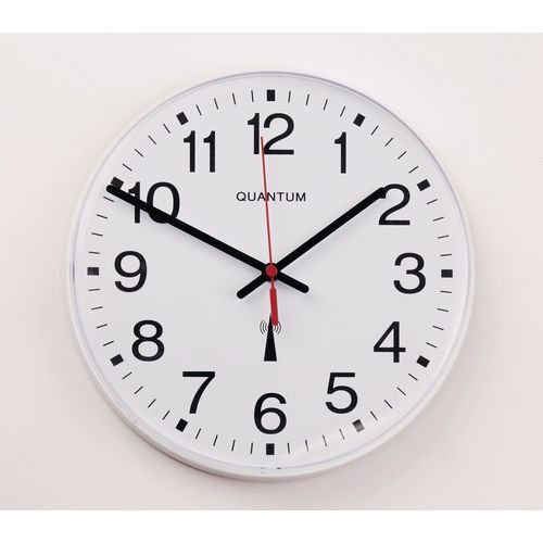 Wall clock - commercial radio controlled with second hand Wall clock - commercial radio controlled with second hand