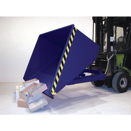 Large roll forward forklift tipping skips Large roll forward forklift tipping skips