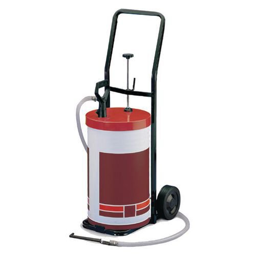 Heavy duty gear oil & automatic transmission fluid dispenser, with trolley Heavy duty gear oil & automatic transmission fluid dispenser, with trolley