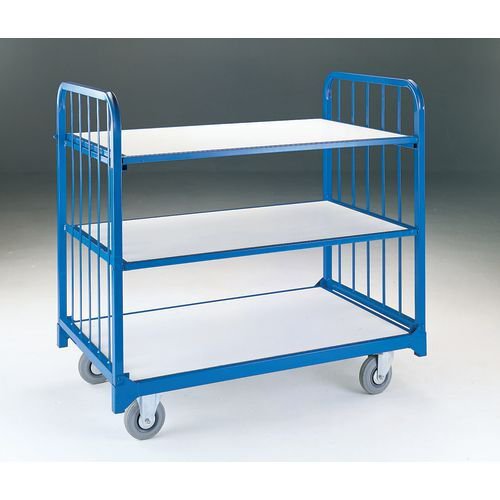 3 way convertible shelf truck on rubber tyred wheels 3 way convertible shelf truck on rubber tyred wheels