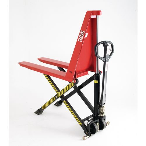 High lift pallet trucks - Manual, fork L x W - 1190 x 560mm High lift pallet trucks - Manual, fork L x W - 1190 x 560mm