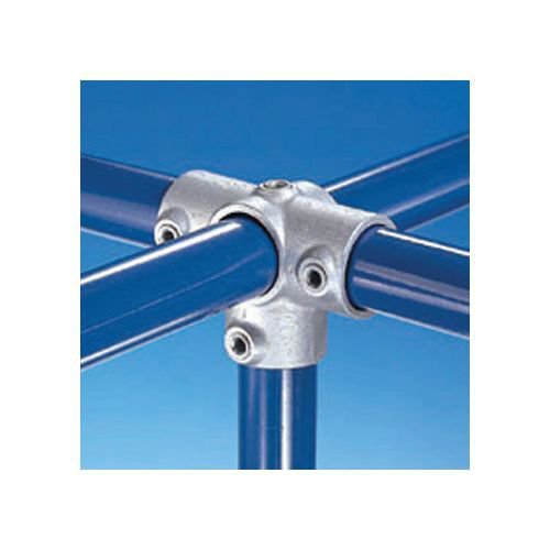 Metal clamp systems - Type D (48mm) - 3-way cross with vertical through centre connector) Metal clamp systems - Type D (48mm) - 3-way cross with vertical through centre connector)