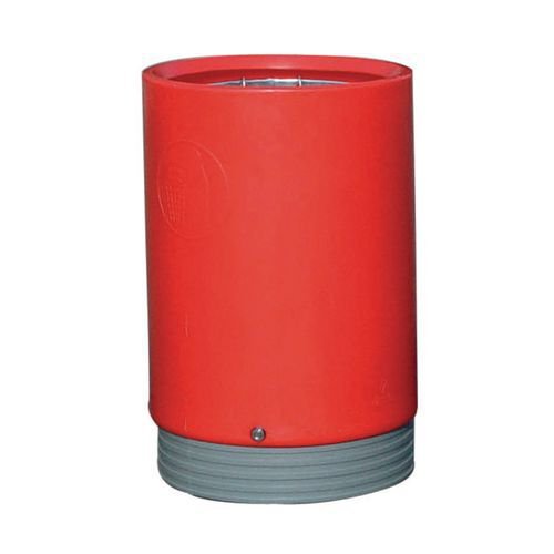 Open top waste bin with liner Open top waste bin with liner