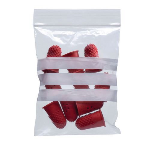 Gripseal resealable polythene bags - write on, W x L: 89 x 114mm Gripseal resealable polythene bags - write on, W x L: 89 x 114mm