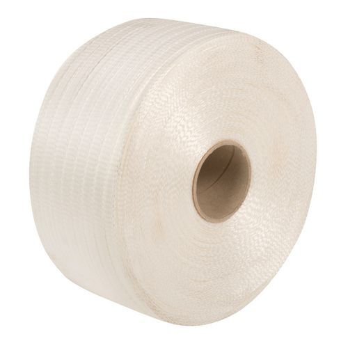 Woven polyester strapping, 19mm x 600m Woven polyester strapping, 19mm x 600m