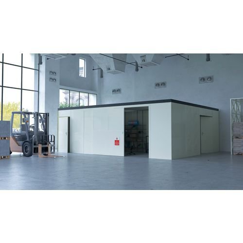 Industrial partitioning - Panels & doors - double door - steel Industrial partitioning - Panels & doors - double door - steel
