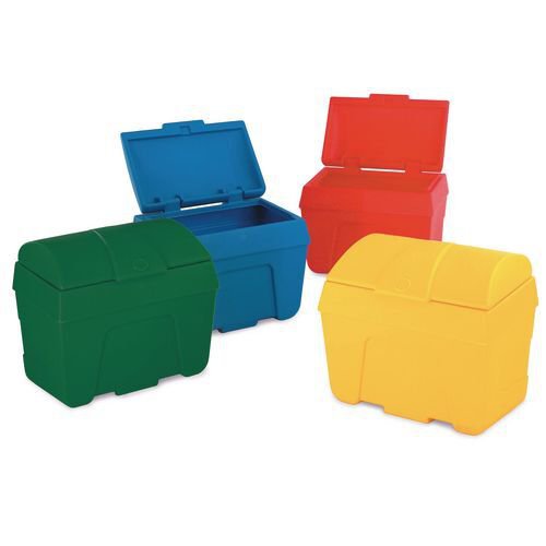 Storage bins with lockable lid- Choice of 200L & 400L in four colours Storage bins with lockable lid- Choice of 200L & 400L in four colours