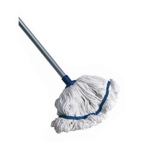 Colour coded mop with aluminium handle Colour coded mop with aluminium handle