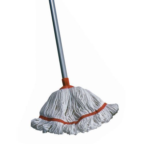 Colour coded mop with aluminium handle Colour coded mop with aluminium handle