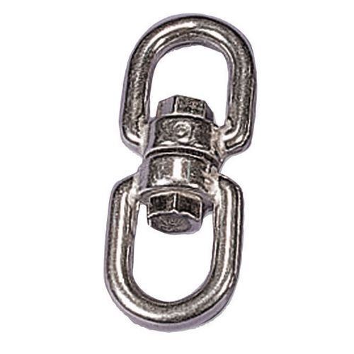 Stainless steel swivel links - Eye to eye, 10mm link dia. Stainless steel swivel links - Eye to eye, 10mm link dia.