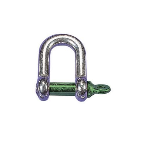 Stainless steel shackles, 'dee' type, 1.0T WLL Stainless steel shackles, 'dee' type, 1.0T WLL
