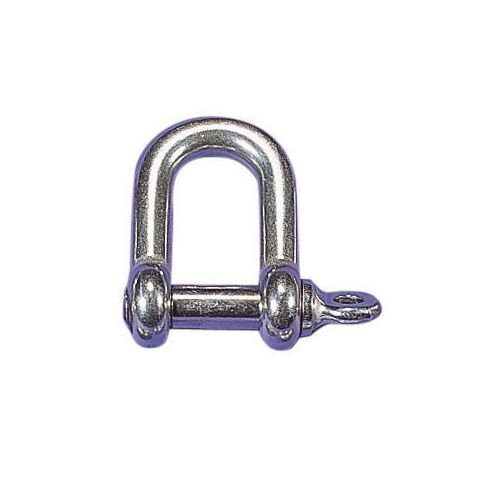 Stainless steel shackles, 'dee' type, 0.12T WLL Stainless steel shackles, 'dee' type, 0.12T WLL