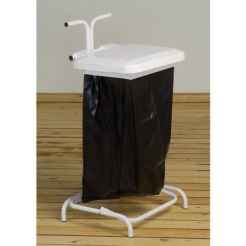 Colour coded sackholders freestanding with lid Colour coded sackholders freestanding with lid