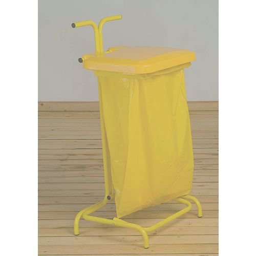 Colour coded sackholders freestanding with lid Colour coded sackholders freestanding with lid