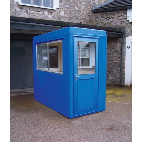 Gatehouses, kiosks and paystations - Car park control gatehouse - Mid blue Gatehouses, kiosks and paystations - Car park control gatehouse - Mid blue