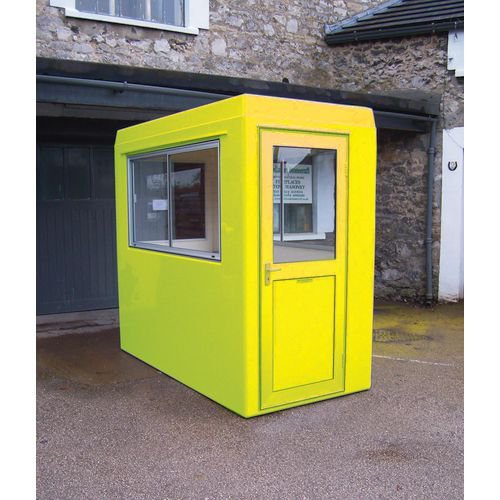Gatehouses, kiosks and paystations - Car park control gatehouse - Golden yellow Gatehouses, kiosks and paystations - Car park control gatehouse - Golden yellow