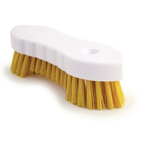Colour coded scrub brushes Colour coded scrub brushes