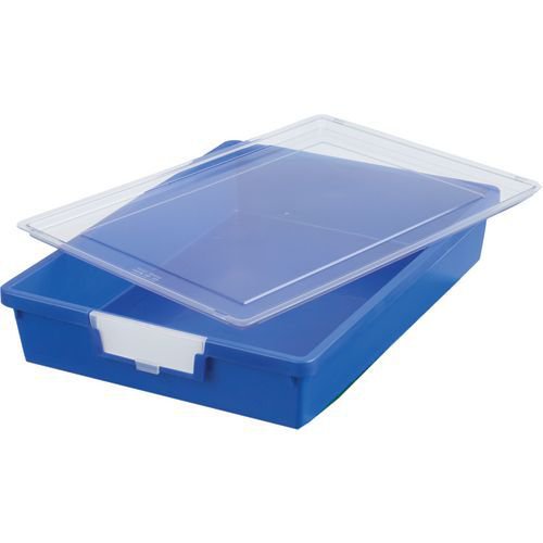 Clear tray lids for tray storage units - pack of 10 - A4 Clear tray lids for tray storage units - pack of 10 - A4