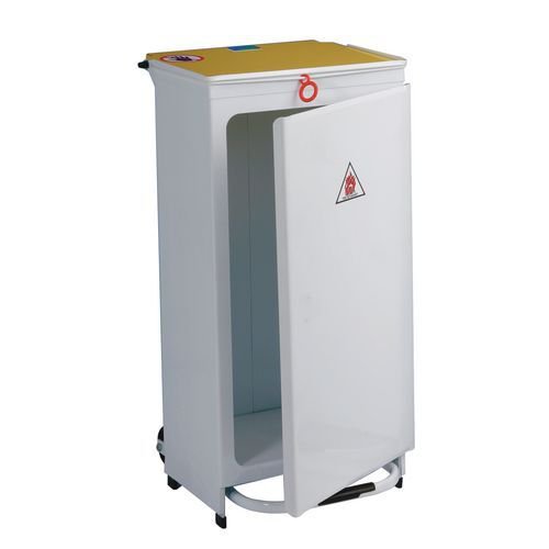 Front opening fire retardant sackholder Front opening fire retardant sackholder