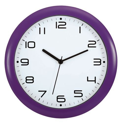 Coloured wall clock - 300mm Coloured wall clock - 300mm