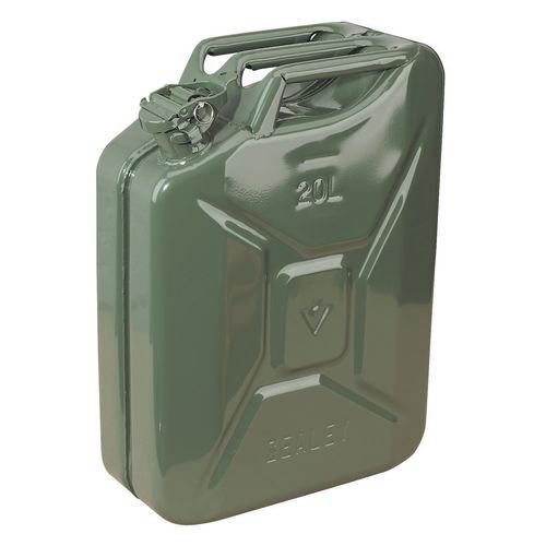 Metal jerry can, 20L capacity Metal jerry can, 20L capacity