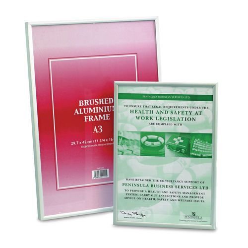 Brushed aluminium frames - A1 Brushed aluminium frames - A1