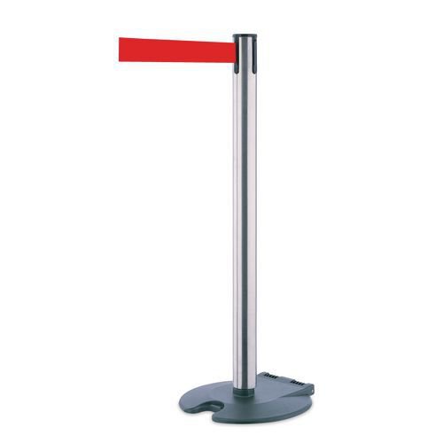Tensator® Rollabarrier - Chrome post Tensator® Rollabarrier - Chrome post