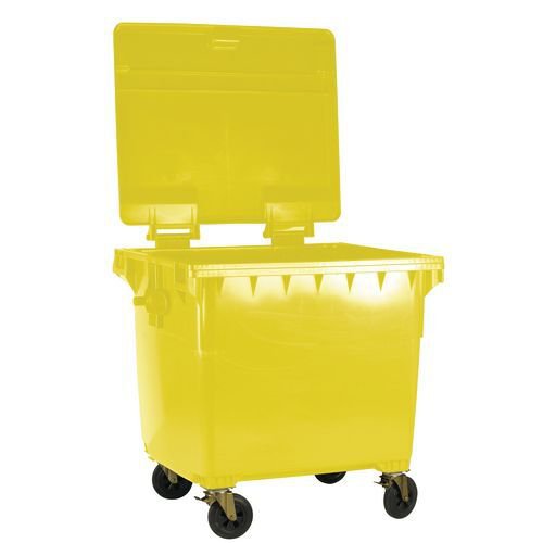 4 Wheeled bin with optional lockable lid - 770L 4 Wheeled bin with optional lockable lid - 770L